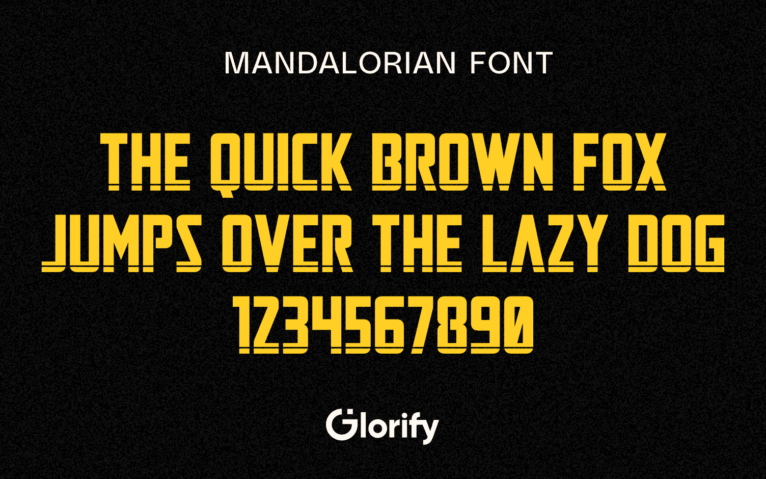 Mandalorian font