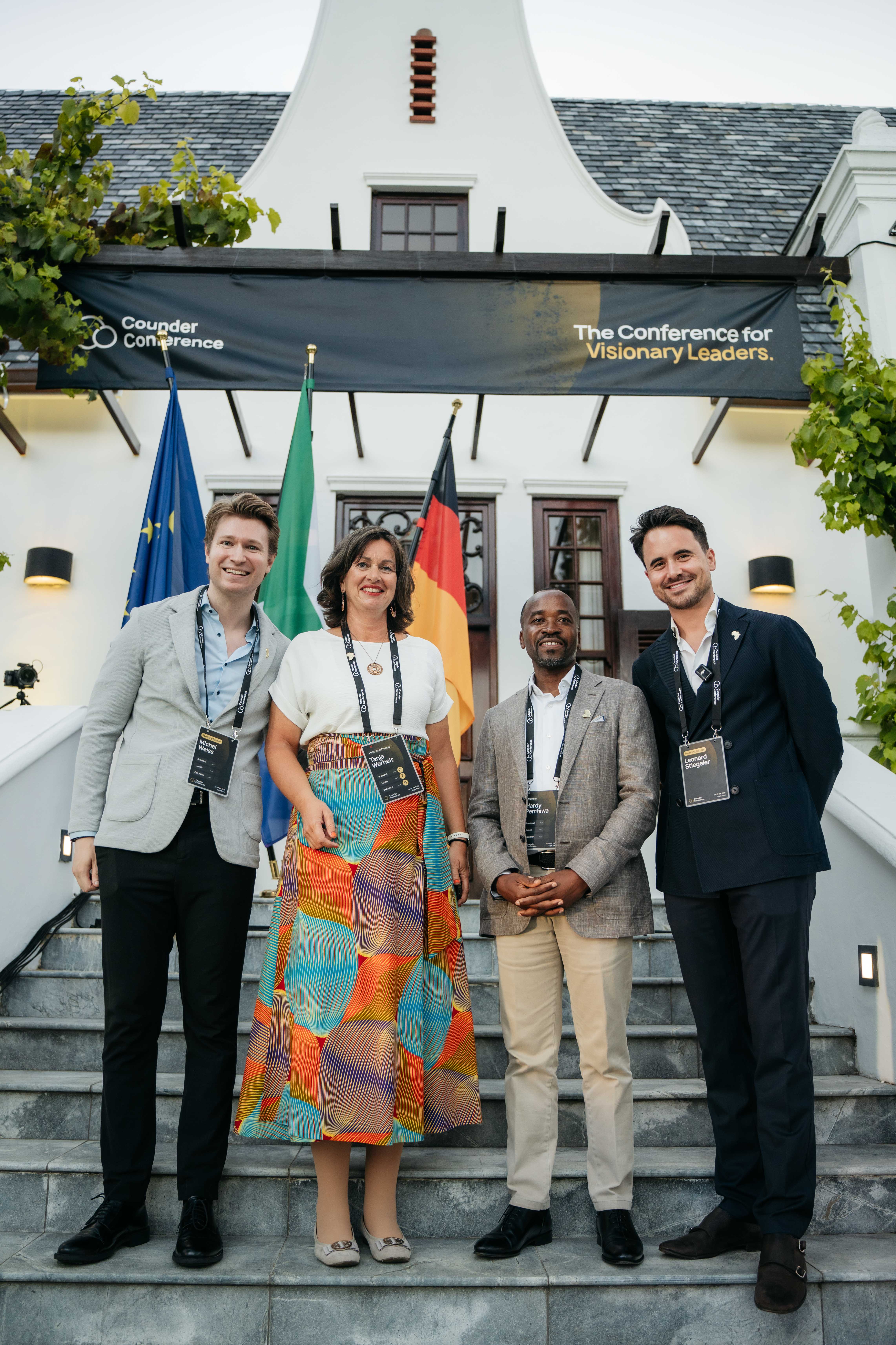 Counder Staff With Cassava CEO