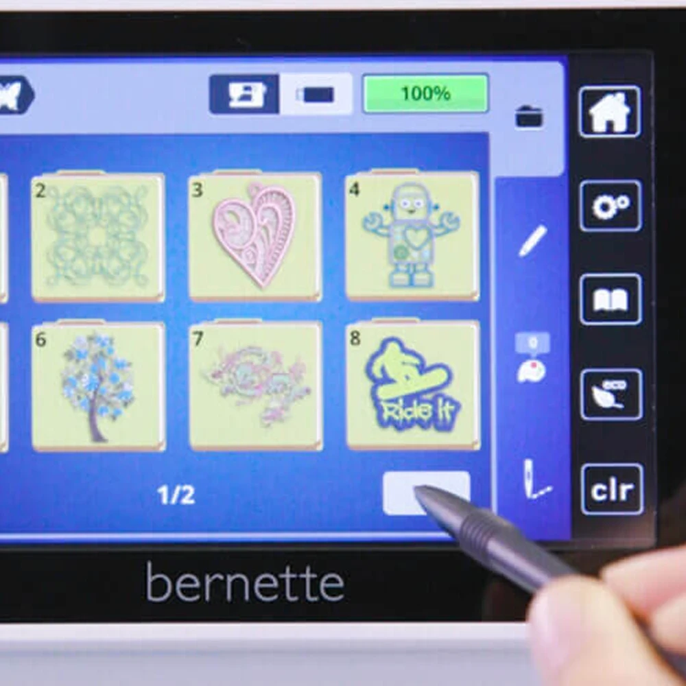 utilisation de Bernette 70 Deco