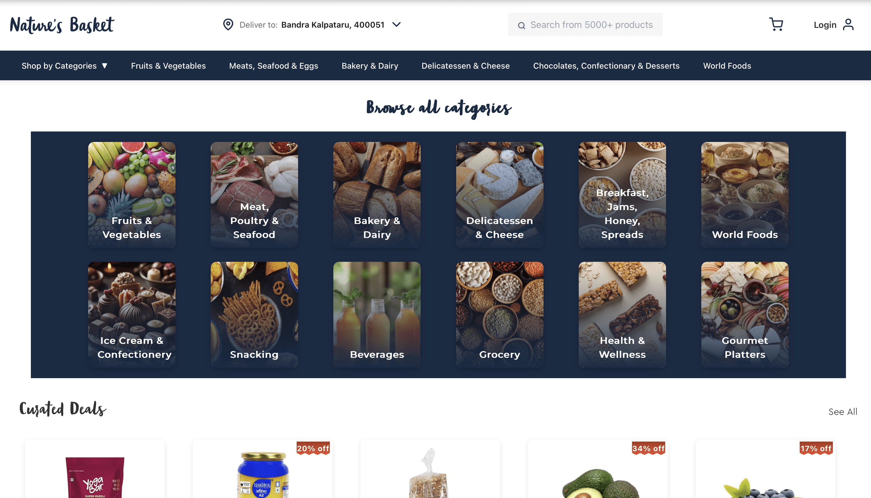Nature Basket Site