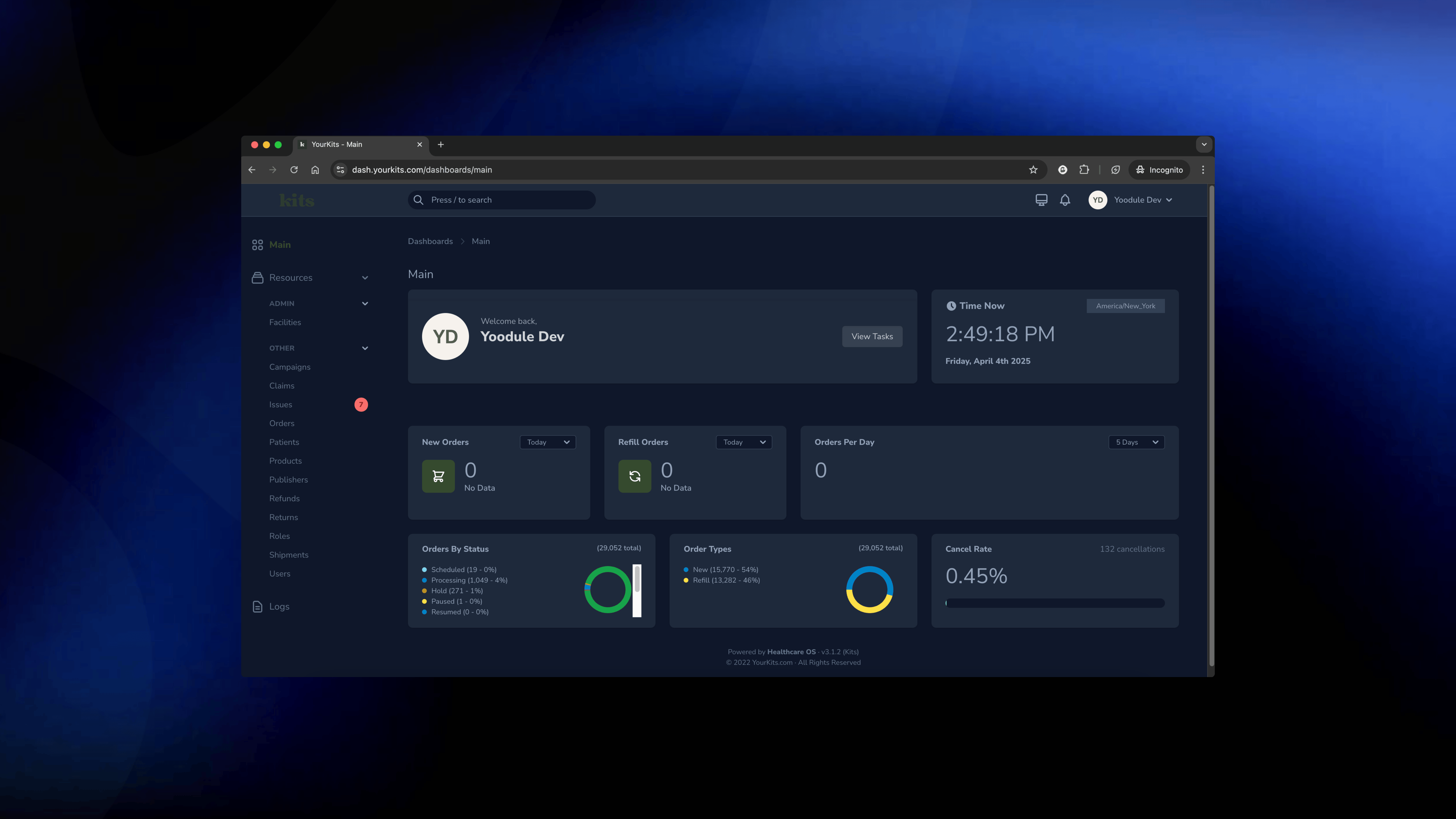Though primarily internal, the dashboard was optimized for tablets and smaller screens for staff on-the-go. Tables were mobile-optimized, calendar actions were clickable via touch, and all key workflows could be triggered from smaller devices using Laravel Nova’s responsive grid and custom Blade components.