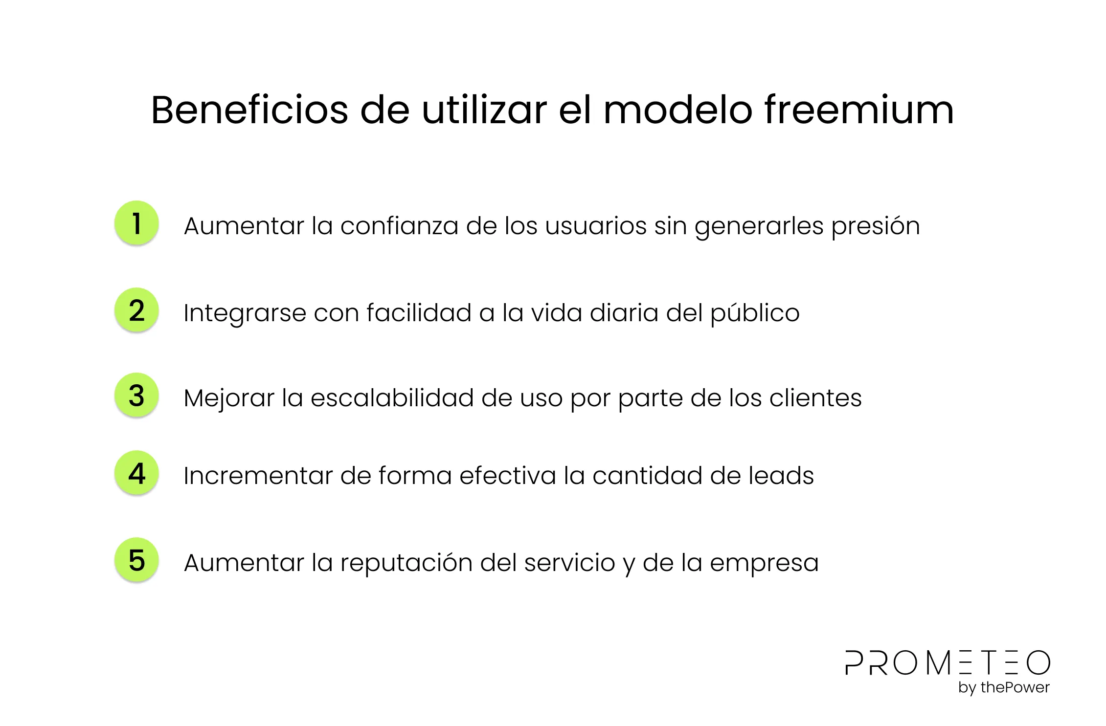 Beneficios de utilizar el modelo freemium