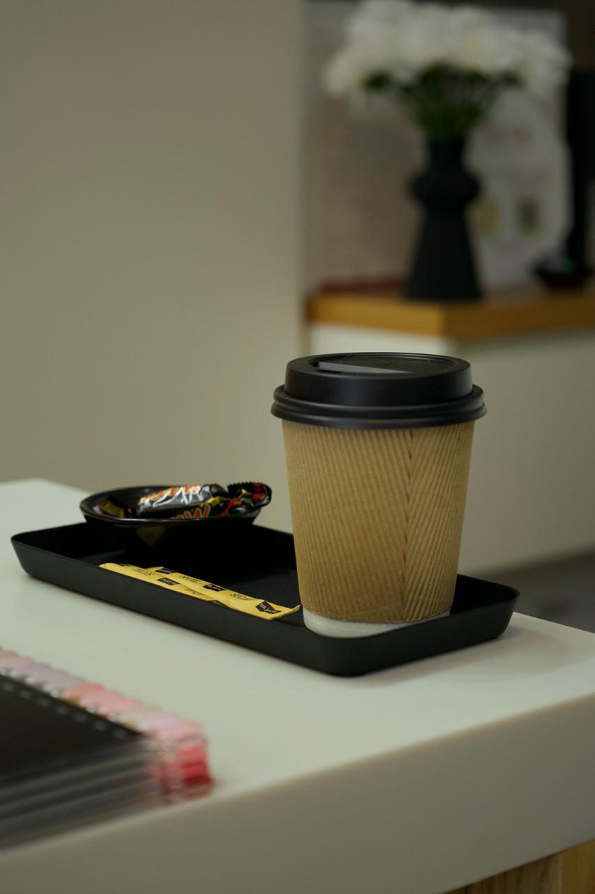 Complimentary coffee service