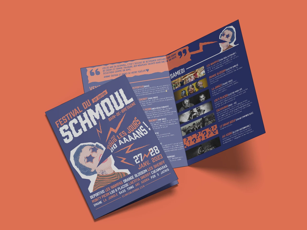 Programme de l'édition 2023 du Festival du Schmoul