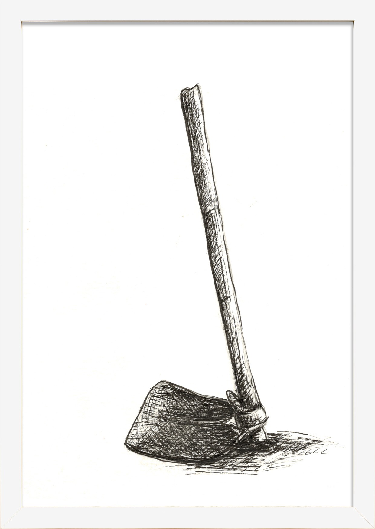 herd of sheep on road painting