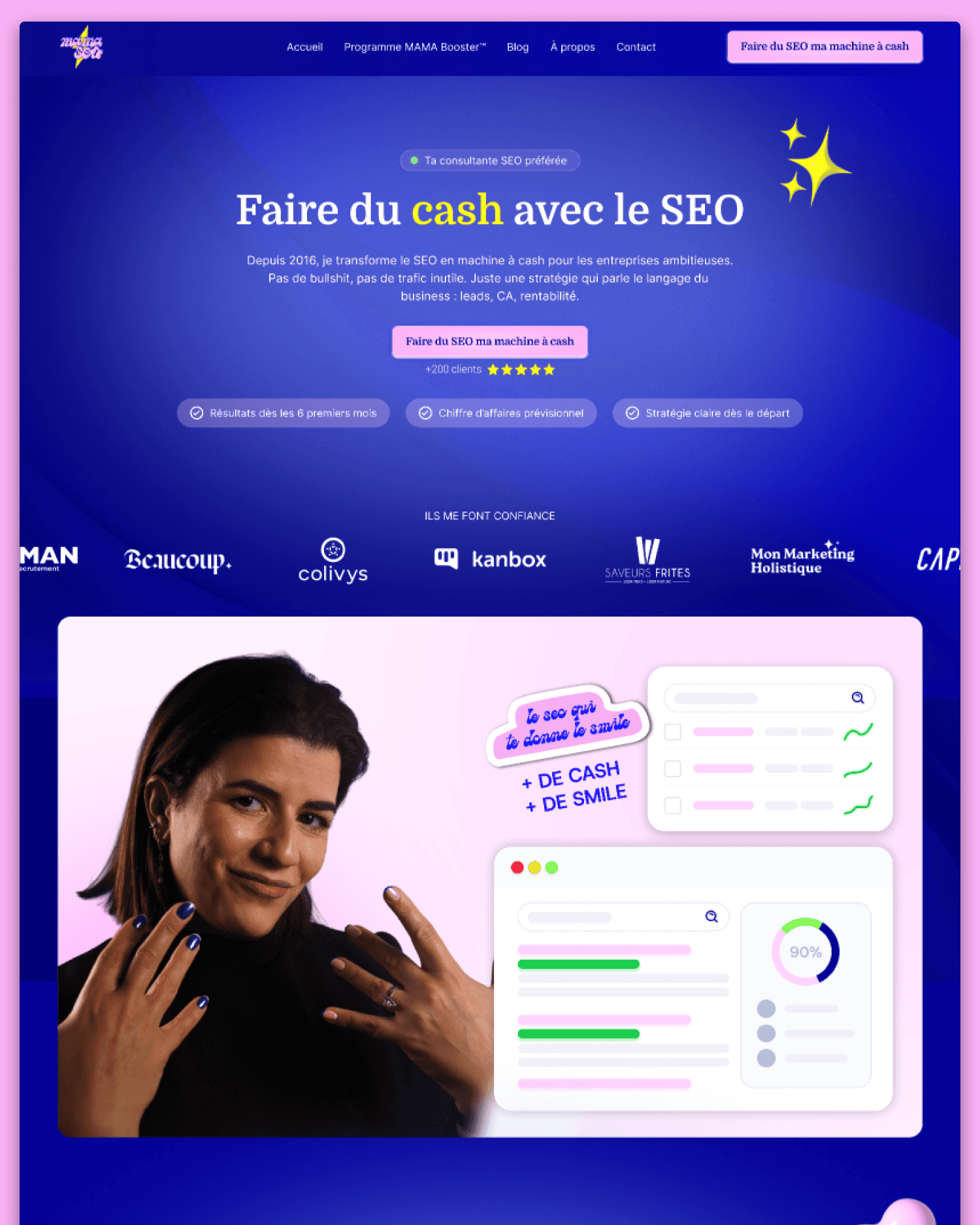 Site internet MAMA SEO