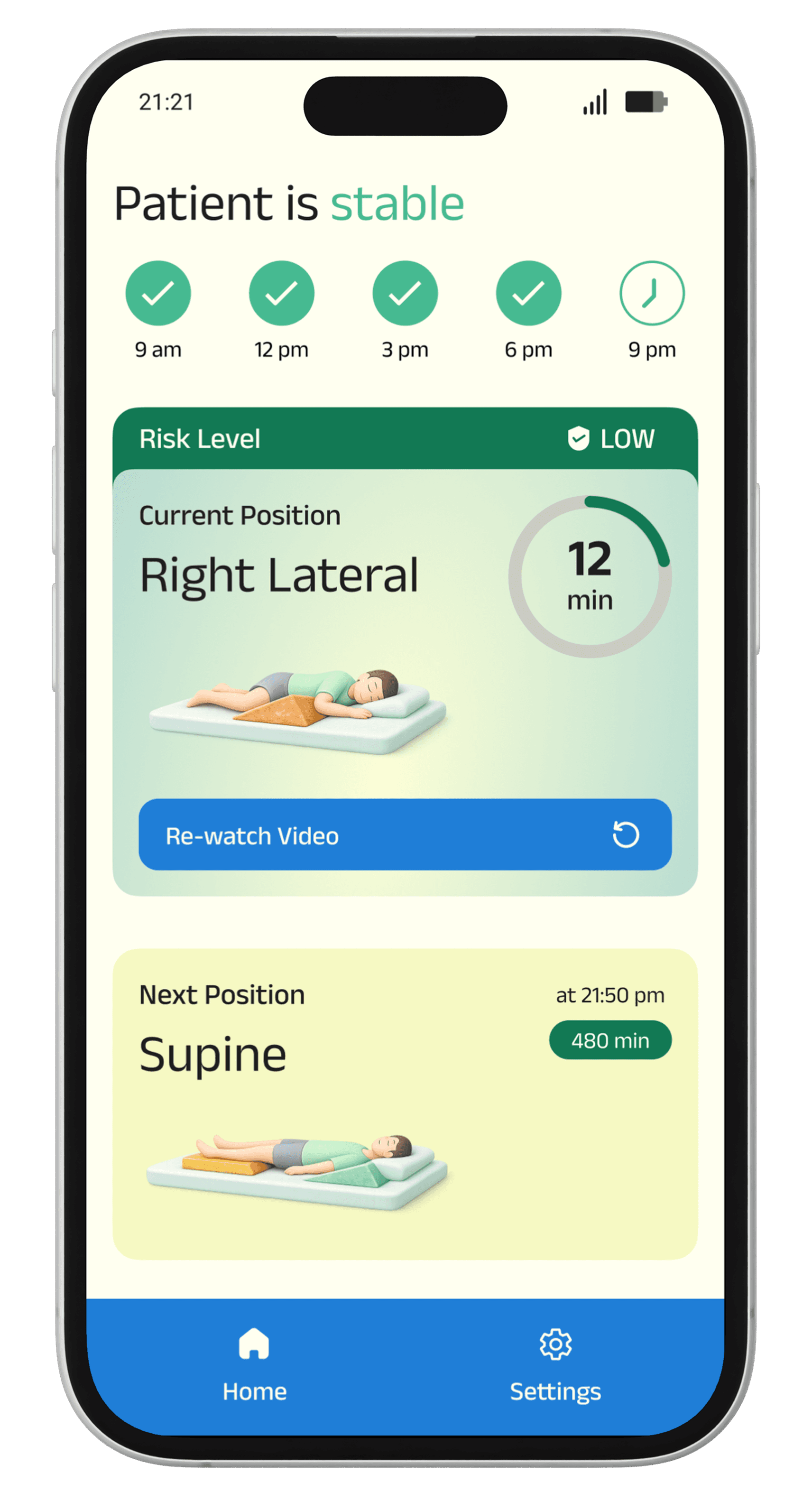 UI Screen Mockup for Sevak Medapp