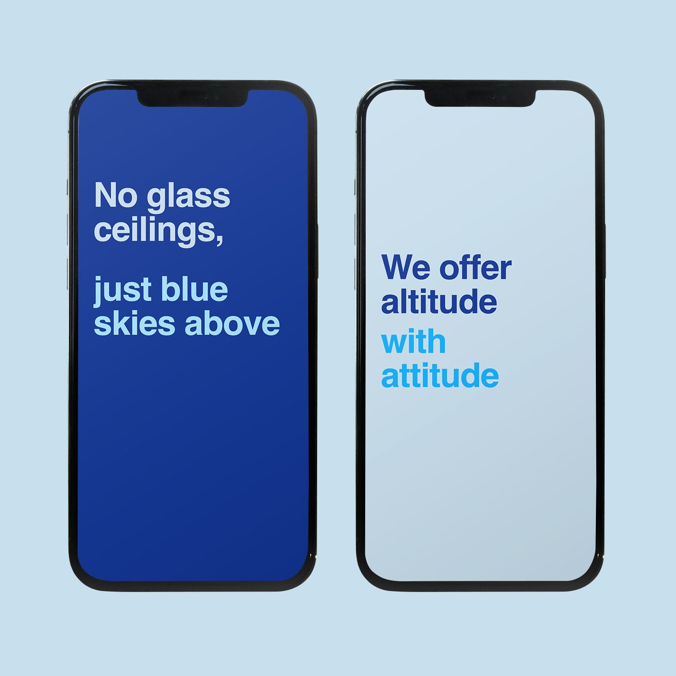 Design example of UTC Aerospace's recruiting brochure