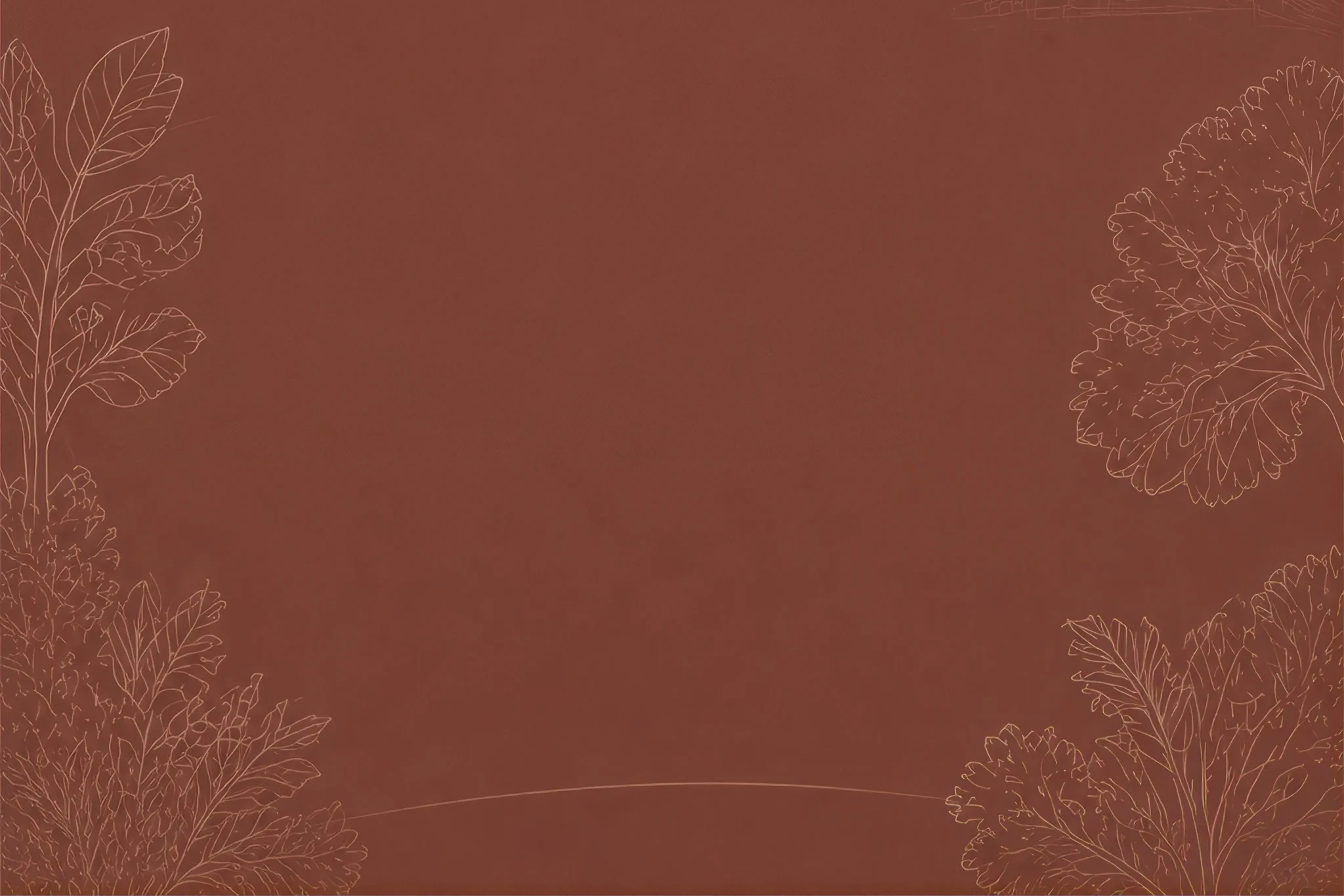 Trees and garden pattern