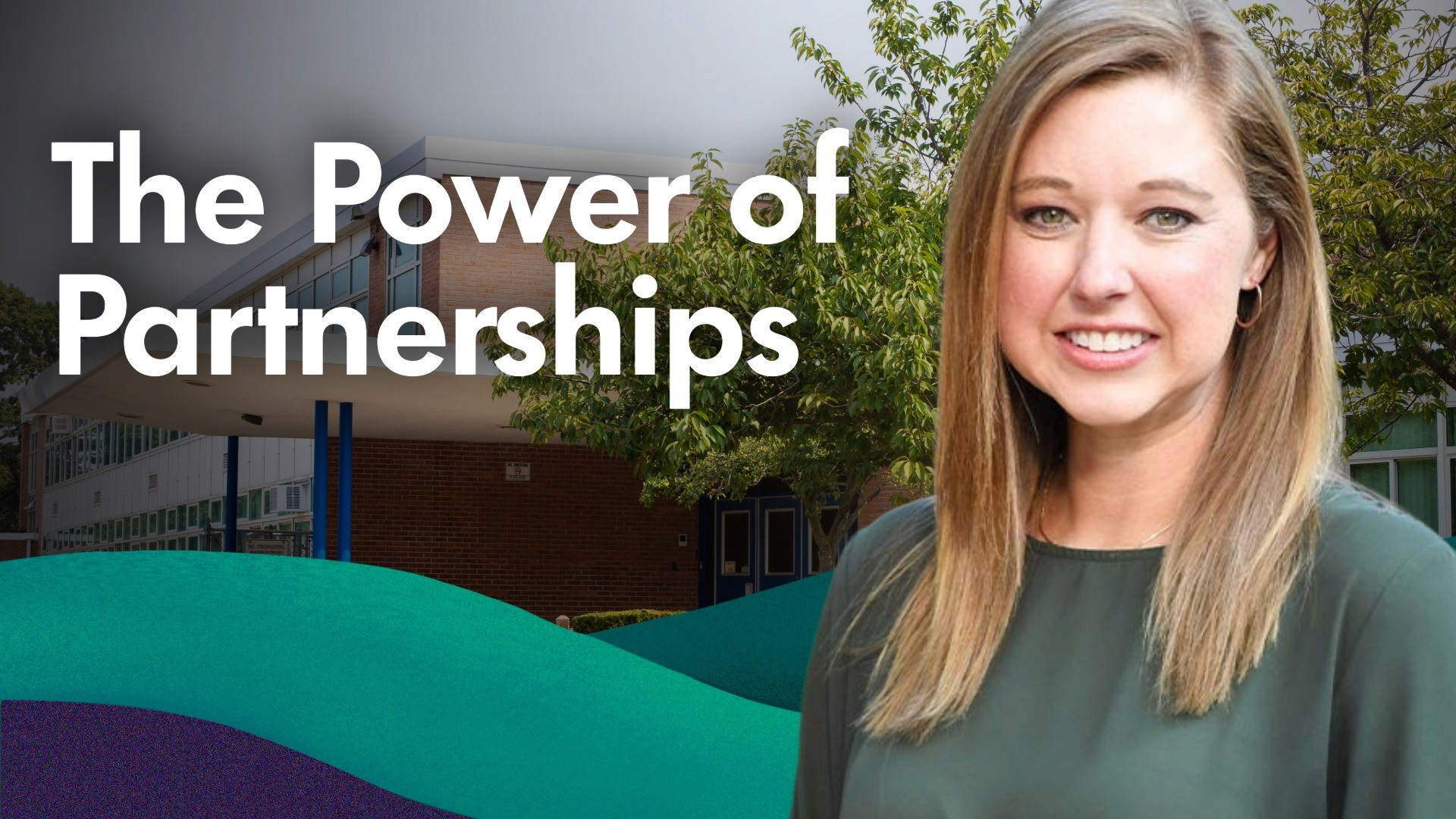 Image of Anne Lee O’Brien with the caption "The Power of Partnerships" next to her