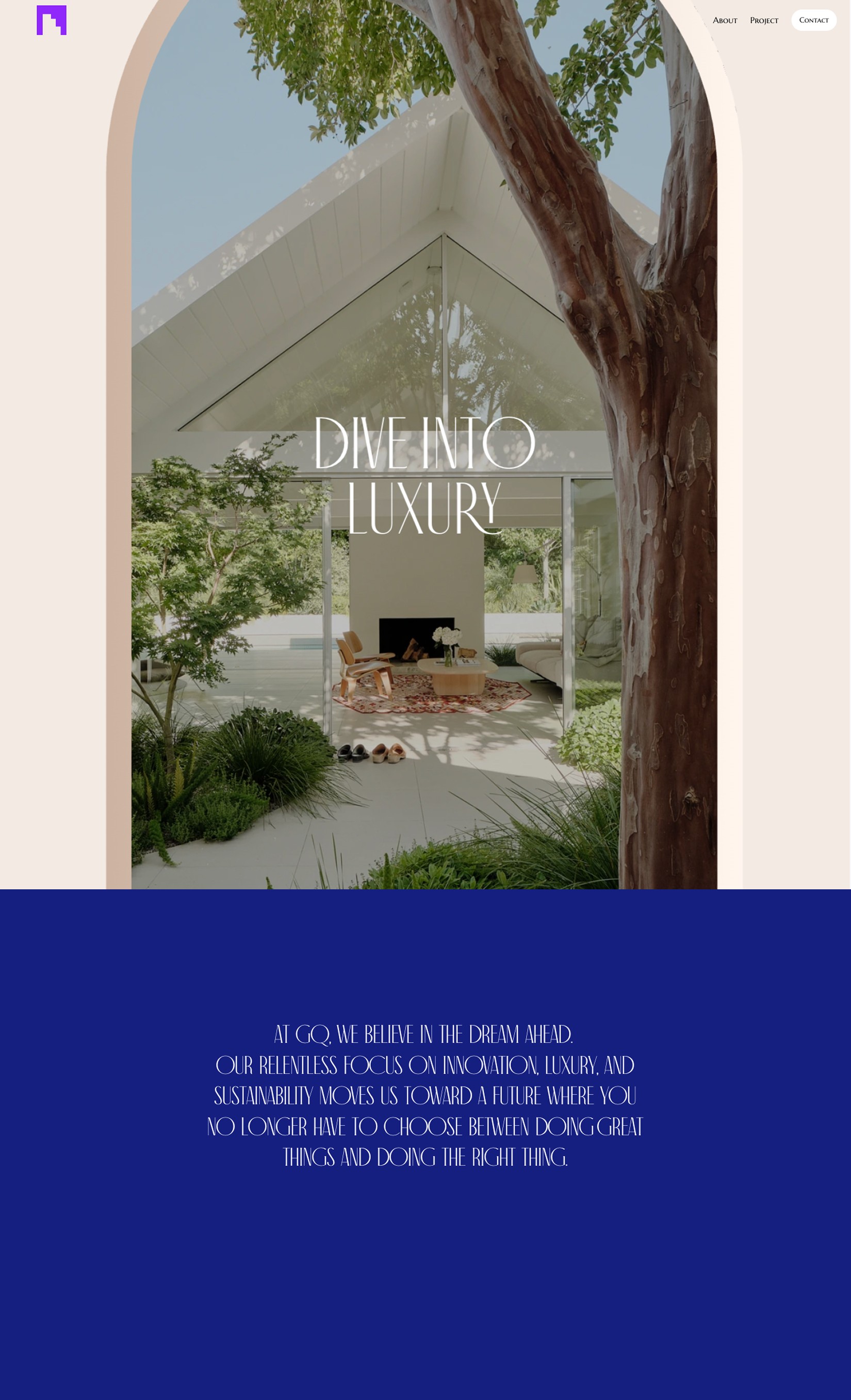GQ Interiors - Framer Template