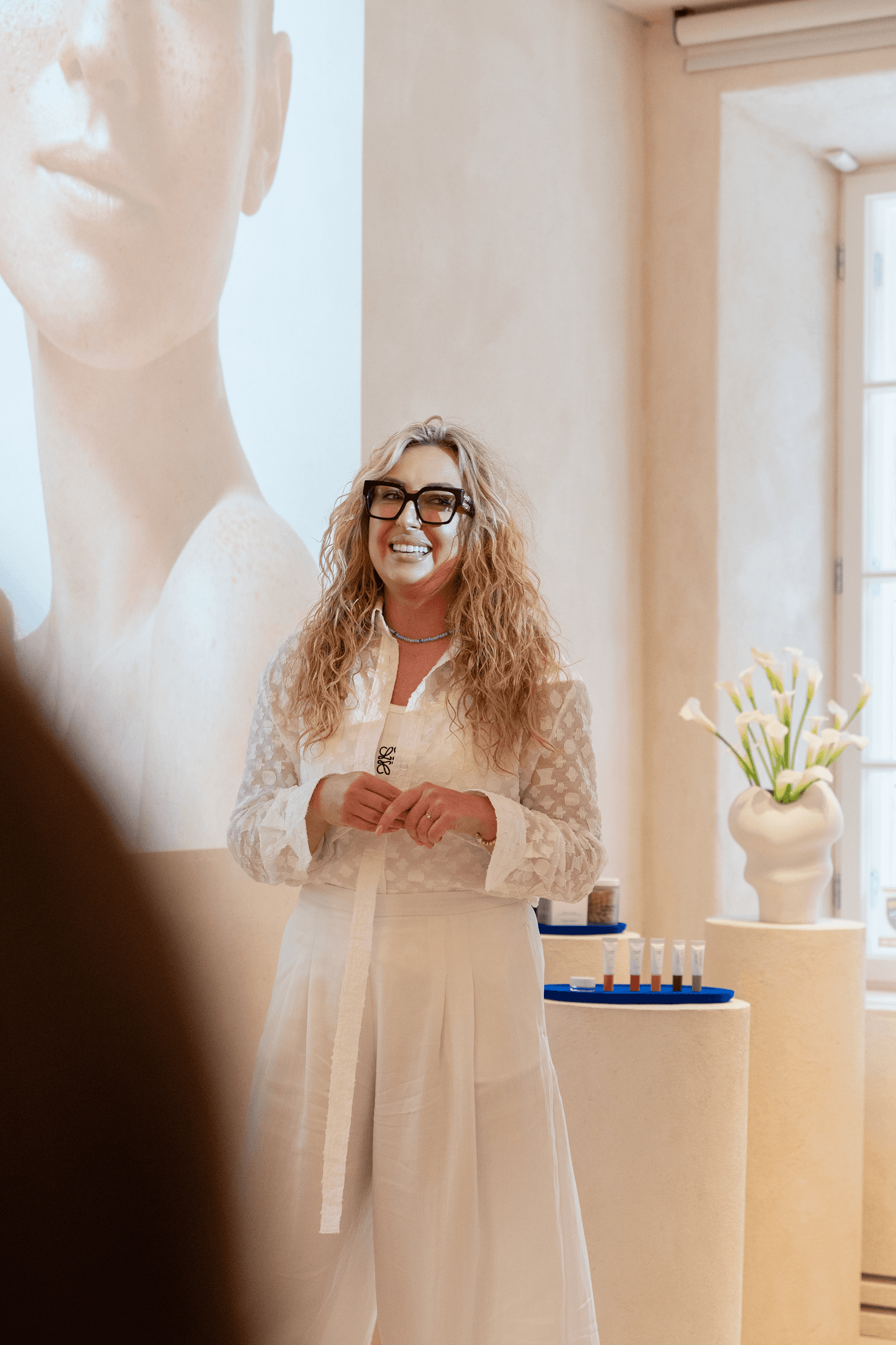 Sesja dla The Skin Circle – prelekcja podczas spotkania marki