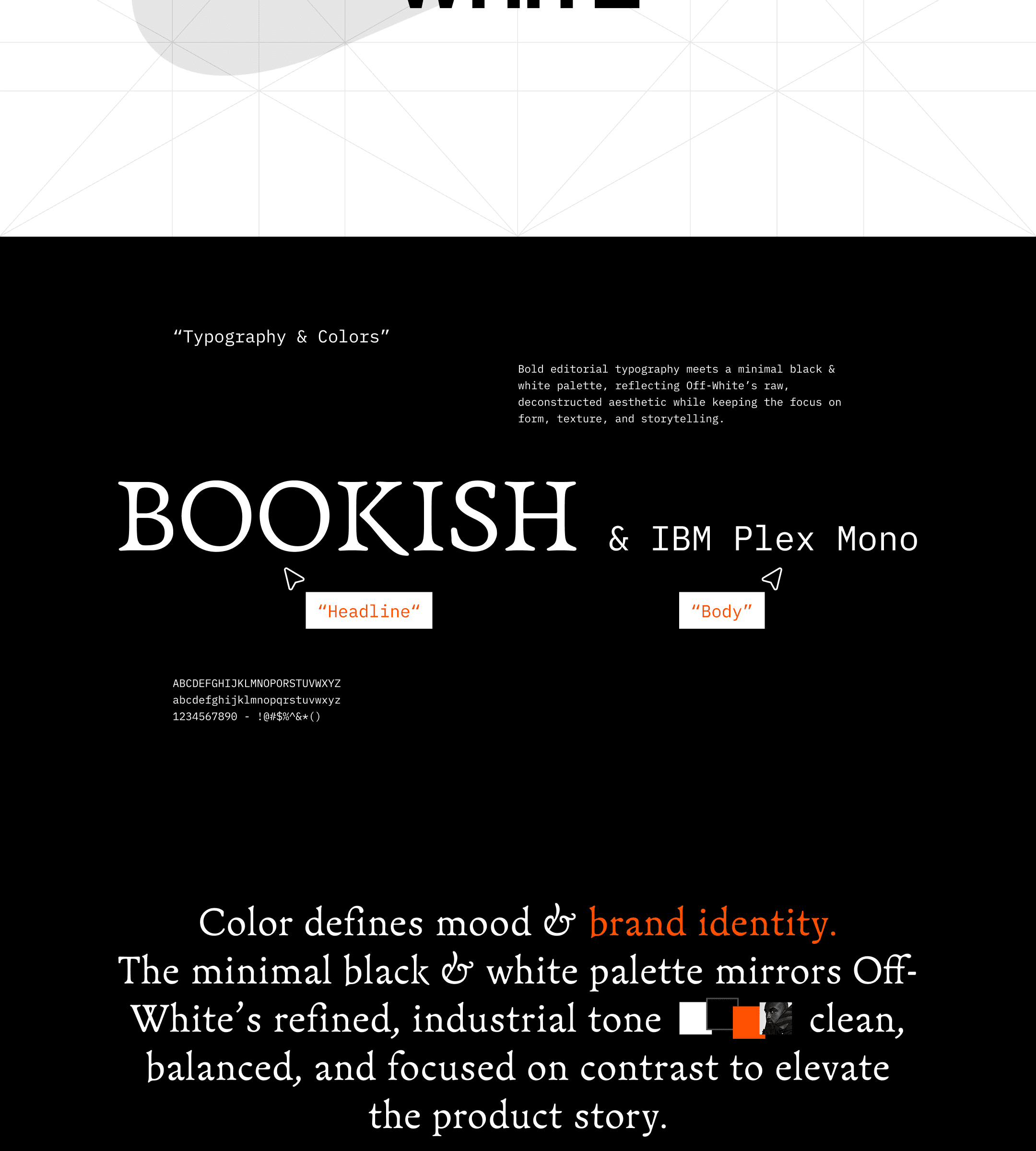 Collage of the nike project and subtext explaining what it is