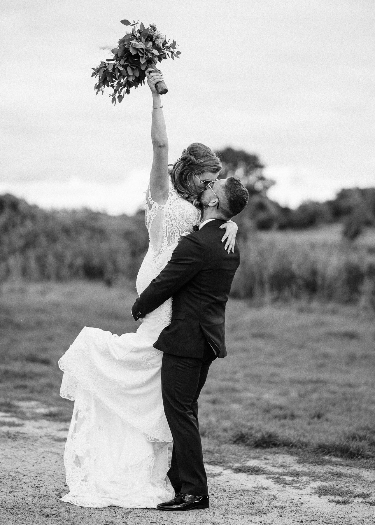 bride in wedding dress
