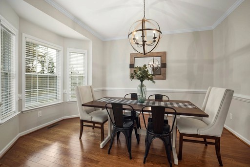 modern dining room