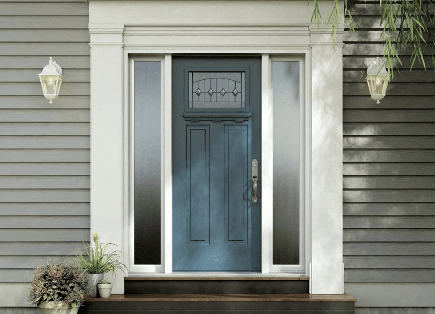 Beautiful landscaped garden with greenery and outdoor design elements.