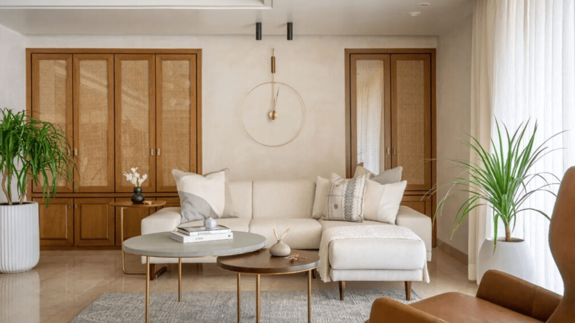 Nature-Inspired Drawing Room With Earthy Tones