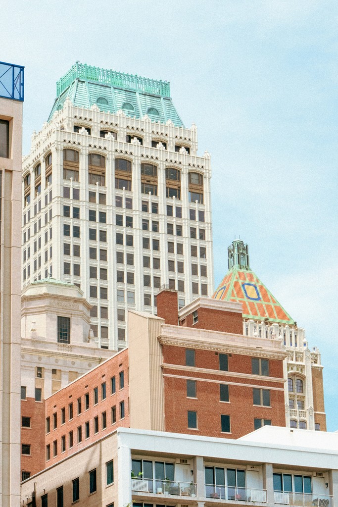 Downtown Tulsa, Oklahoma Art Deco skyline