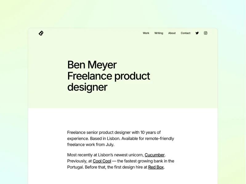 sharp framer blog template