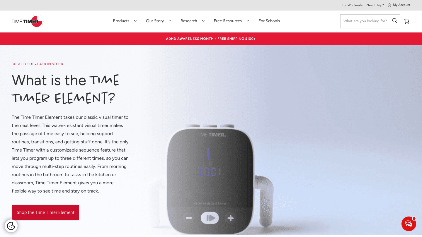 Time Timer website
