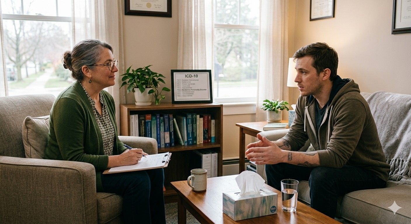 Therapist Treating Patient for Borderline Personality Disorder
