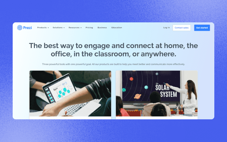 Prezi dashboard