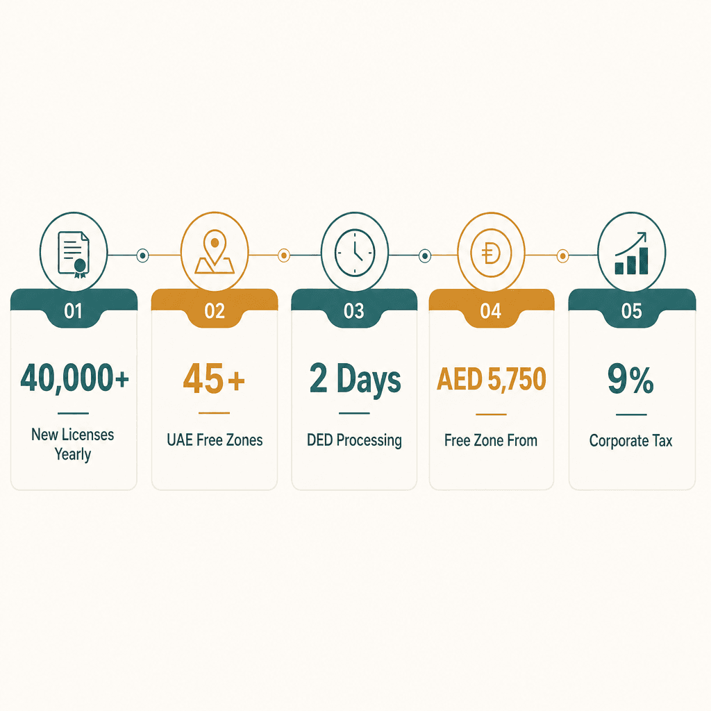 Infographic: Commercial License vs Trade License in Dubai: What is the Difference?