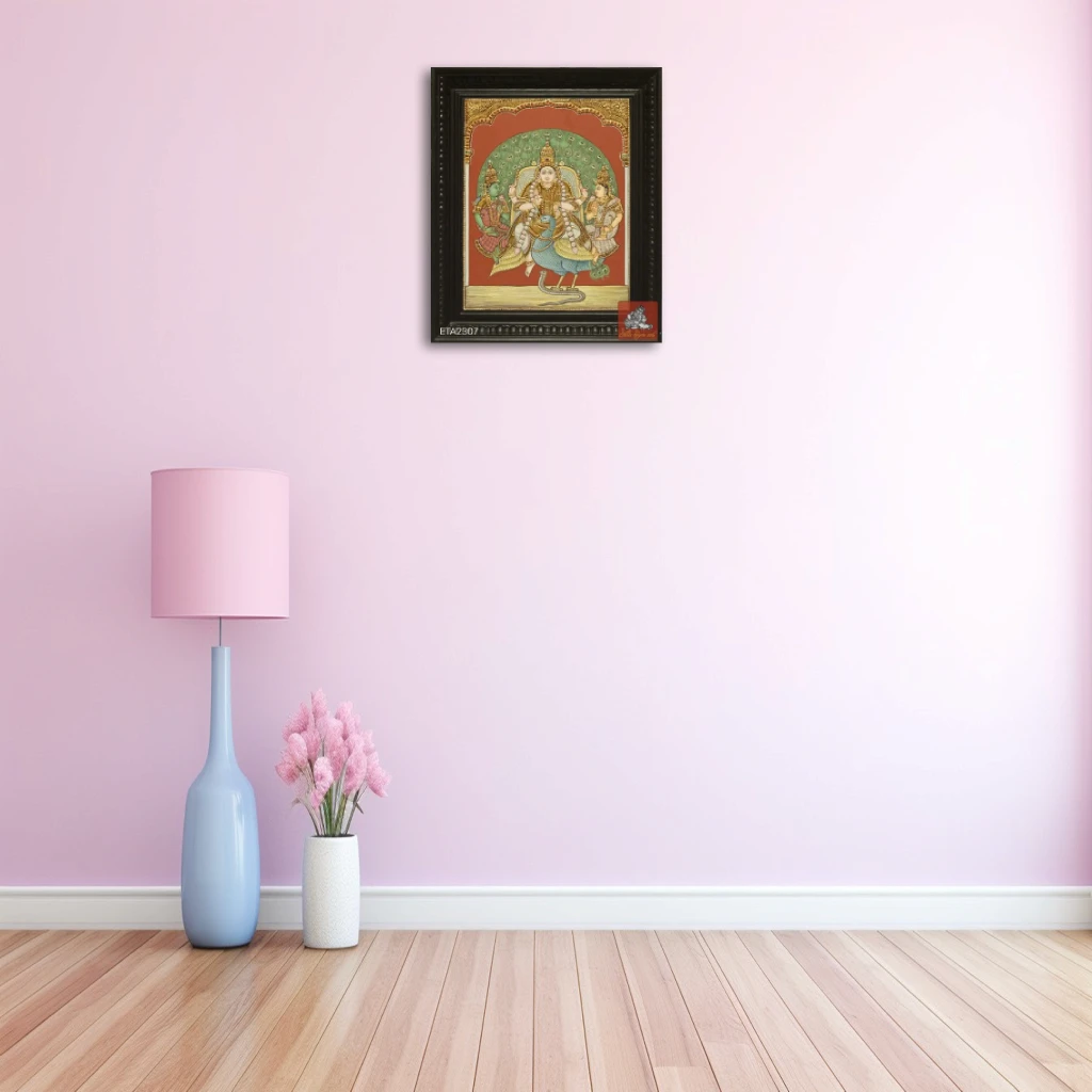 Murugan Antique Style Tanjore Painting