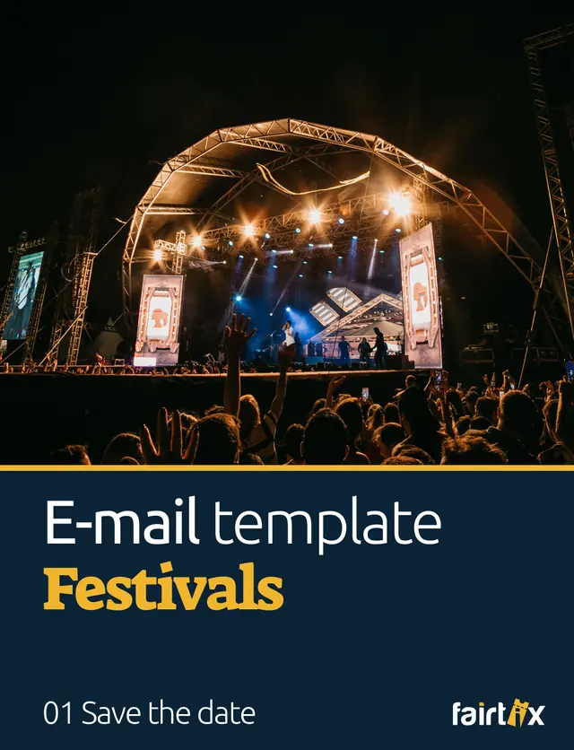 E-mail template Festivals - 01 Save the date