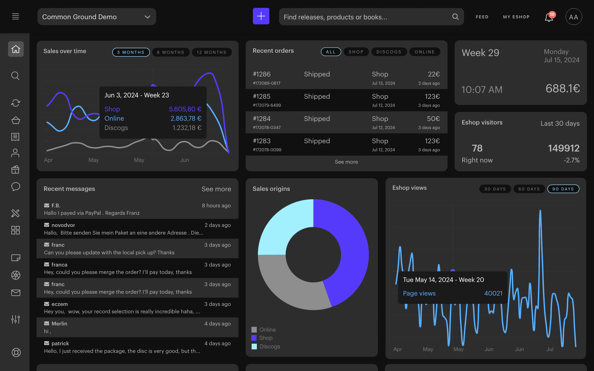 Dashboard Dark Mode