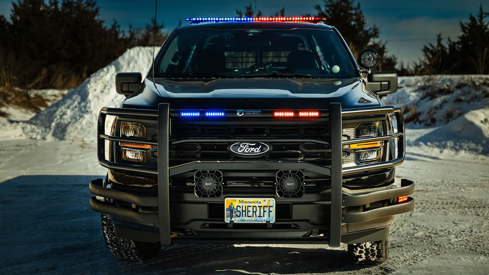 Big Stone County, Minnesota Sheriff's Office patrol vehicle upfit by Guardian Fleet Safety