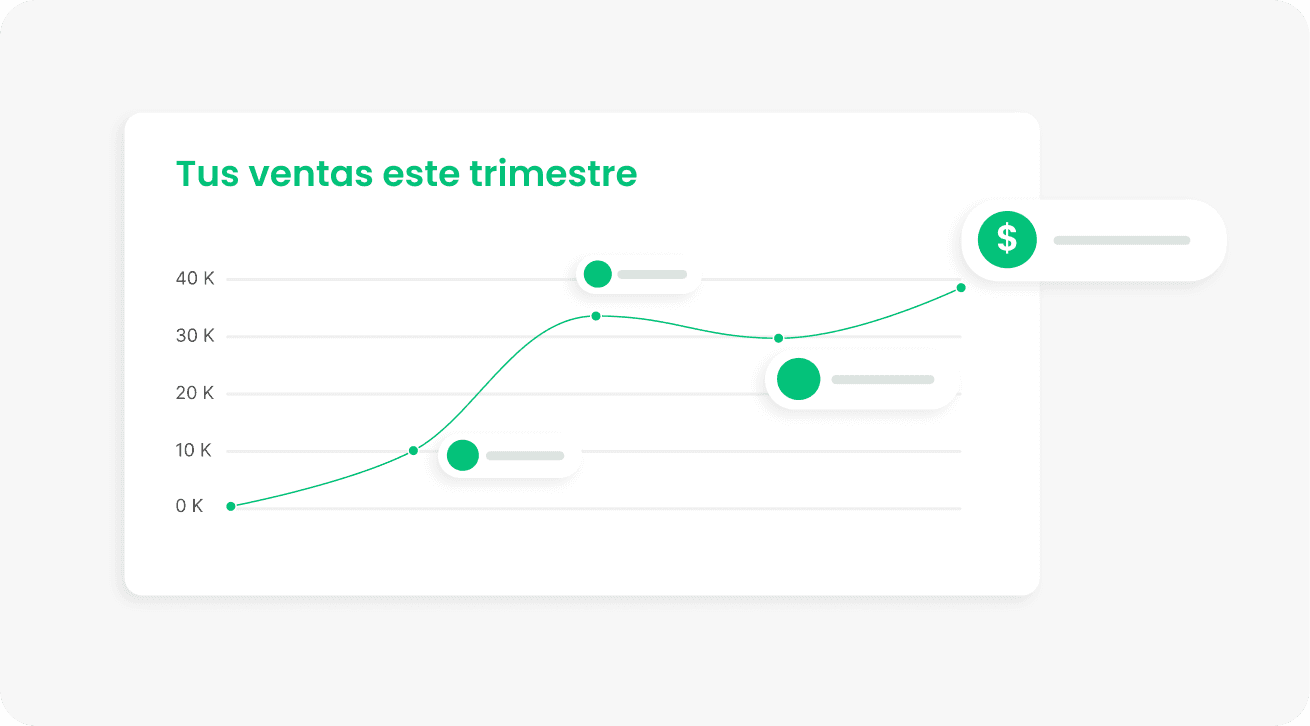 Dashboard showing MRR of $69,897 and 1206 active users with an upward trend graph.