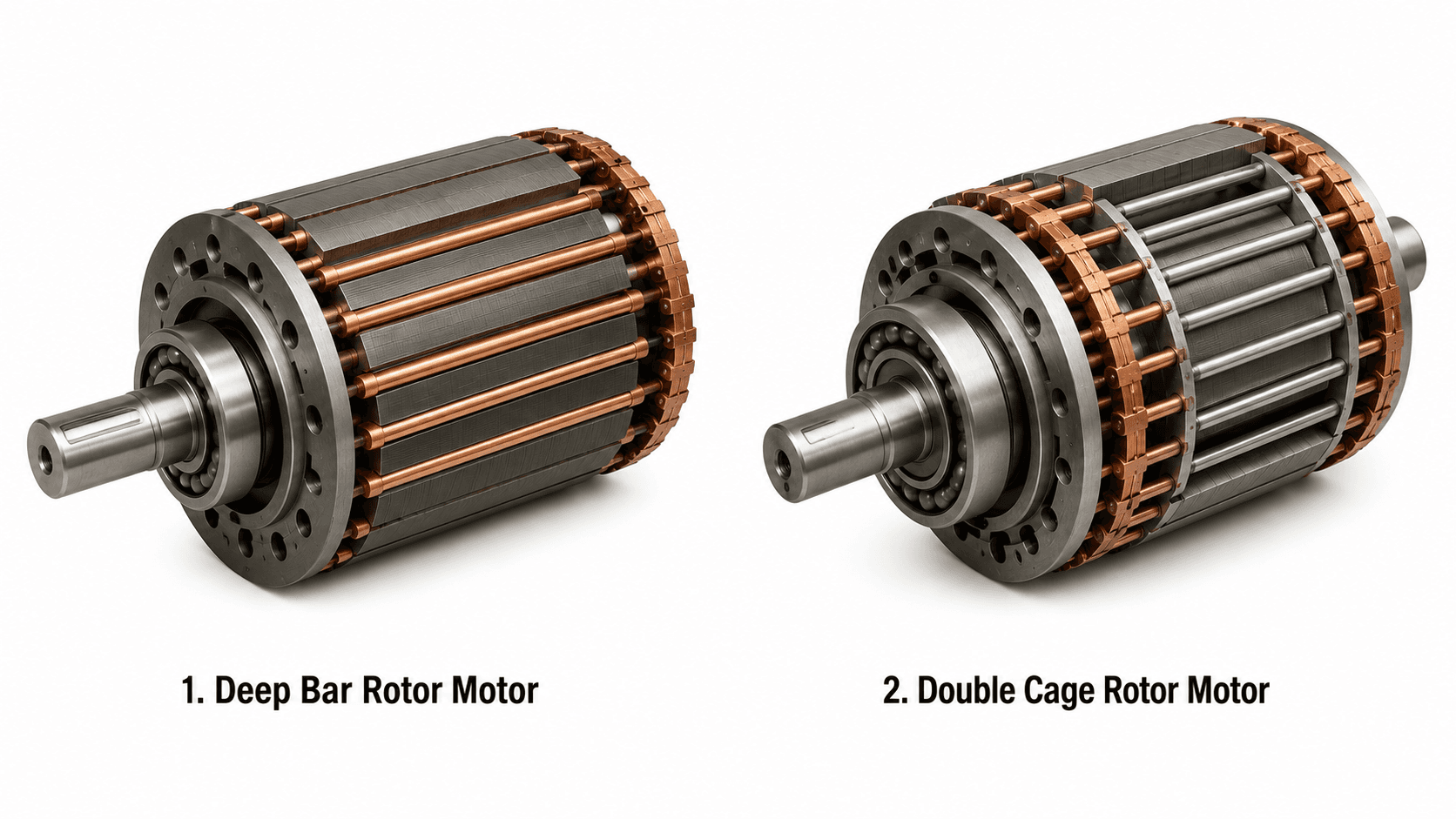 types of rotor used in induction motor