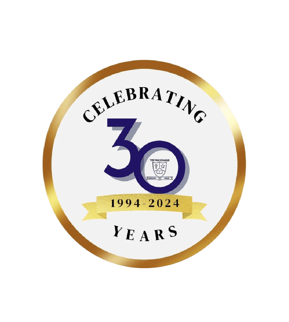 The Vale College 30th Anniversary Logo