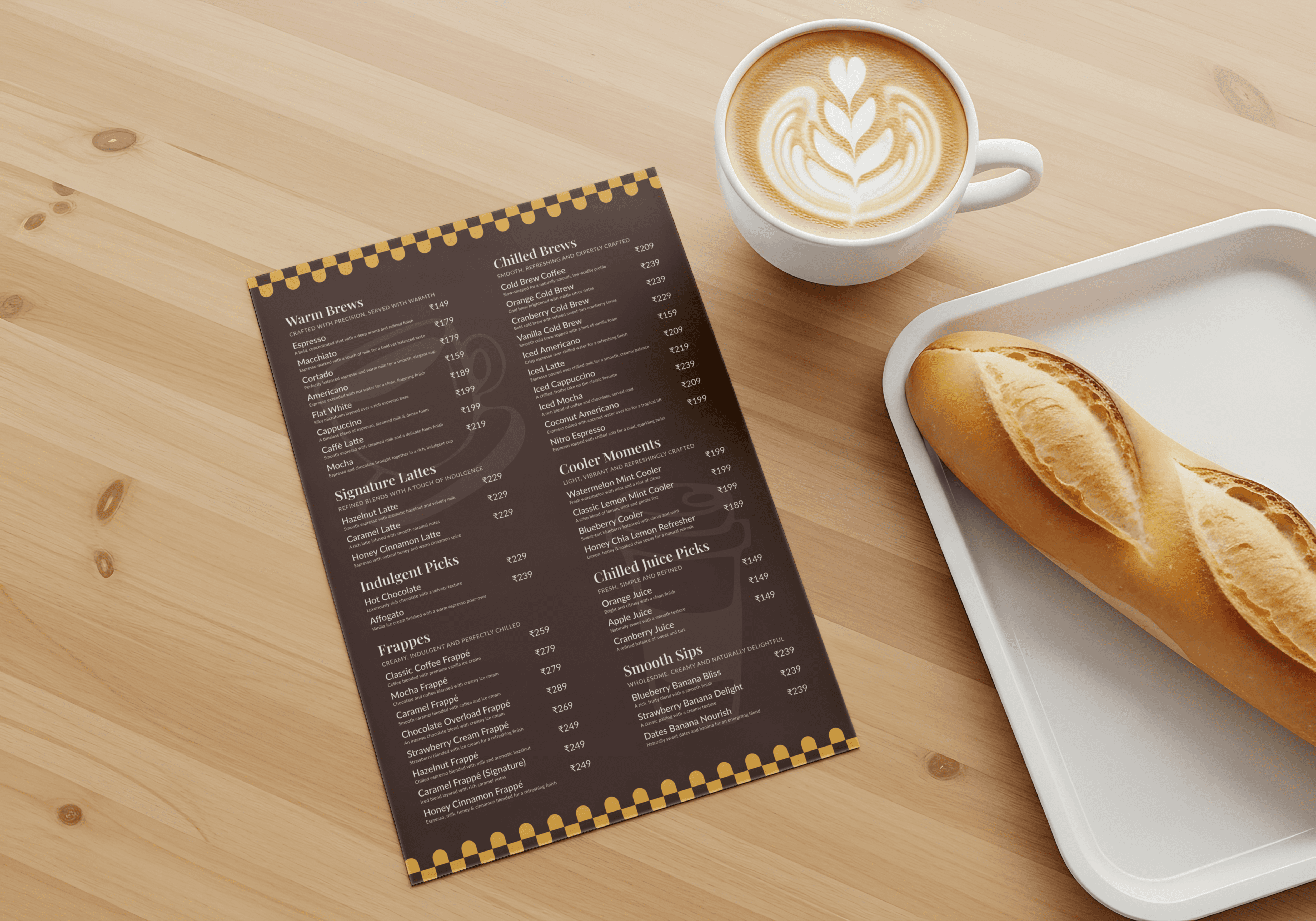 Menu Card, Design, Merch
