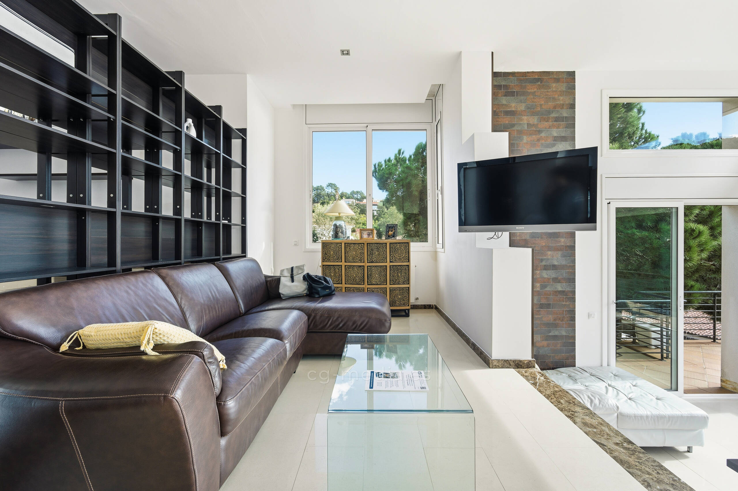 person with blue and black hair