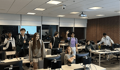 An image of some UXPA team members after a project meeting.