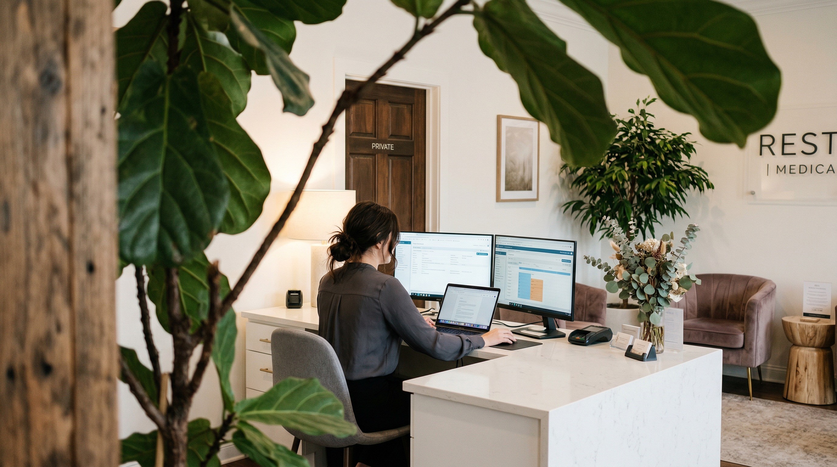 Medspa front entrance