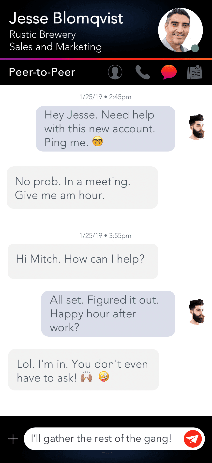 peer-to-peer-text-messaging