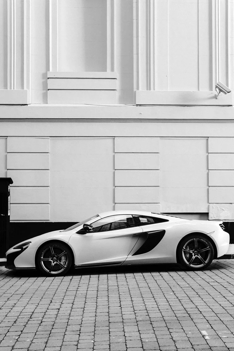 Expensive McLaren Sportscar in the streets of Manchester