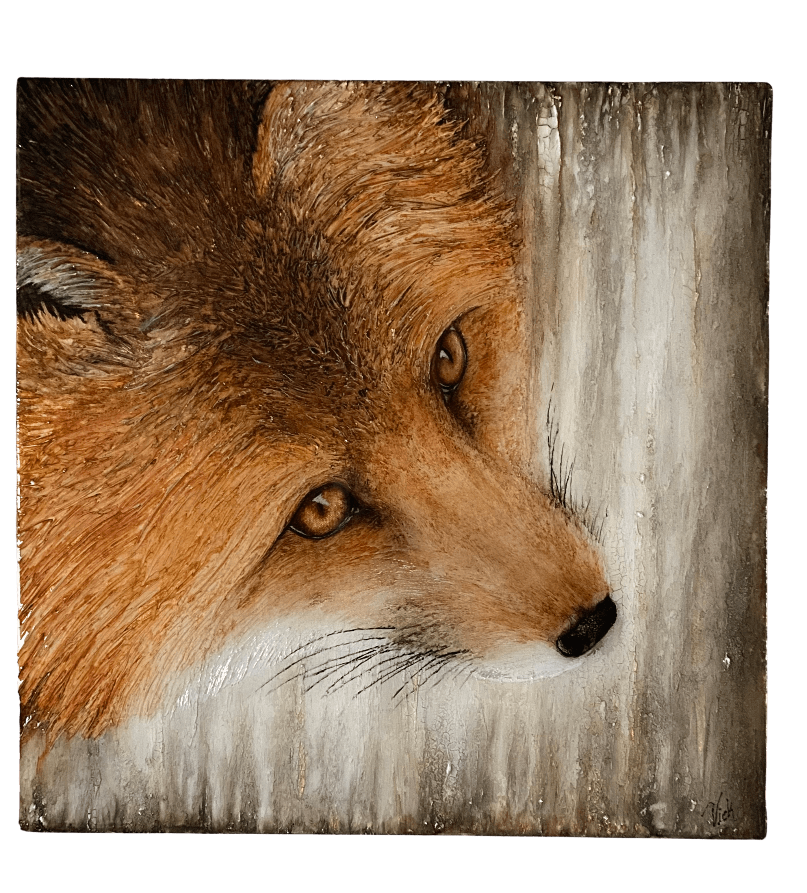 Toile avec un Renard