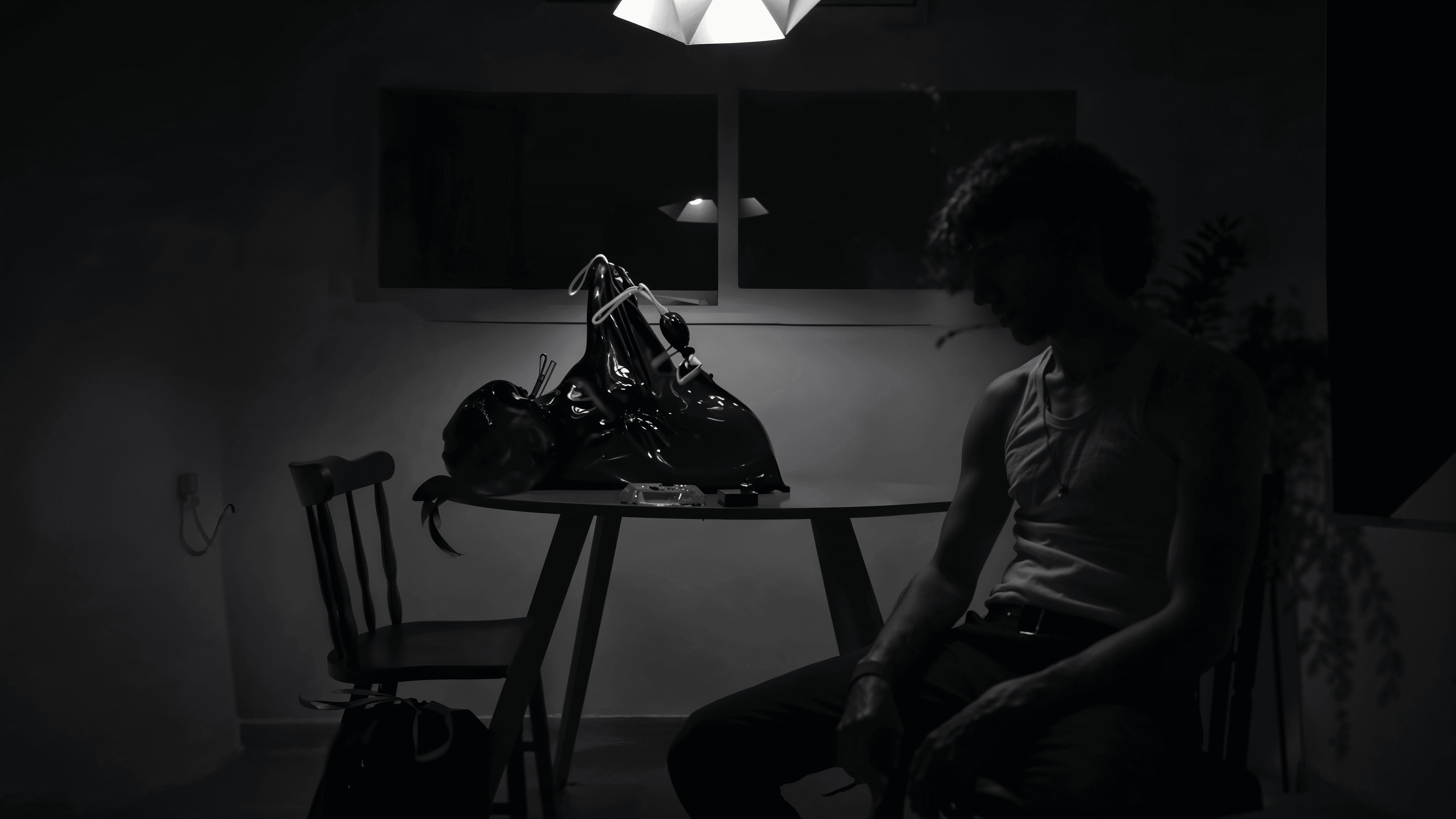 a frame from the film "Apex Predator"