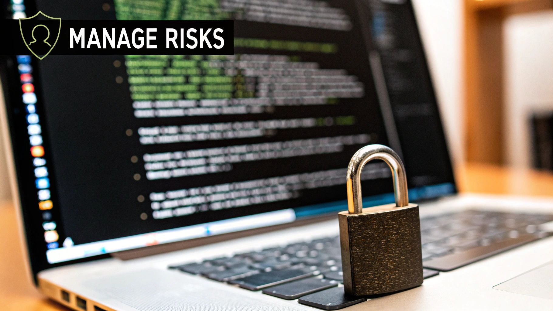 A red warning sign icon with an exclamation mark, symbolizing risk awareness in crypto investments.