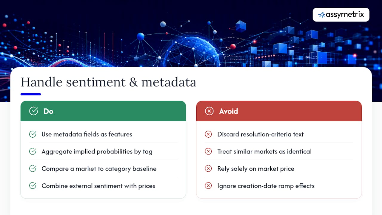How Should Quants Handle Sentiment and Event Metadata? — overview diagram