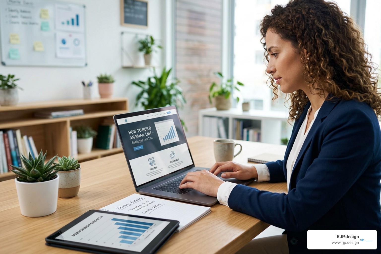 Email service provider dashboard and setup