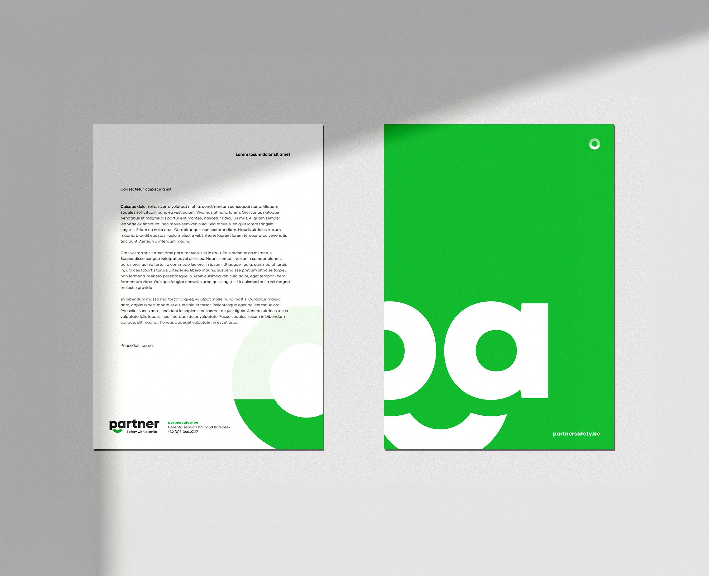Image of the rebranded Partner Safety letterhead