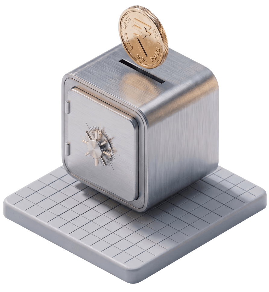Illustration showing Save feature of income tax app by Quicko