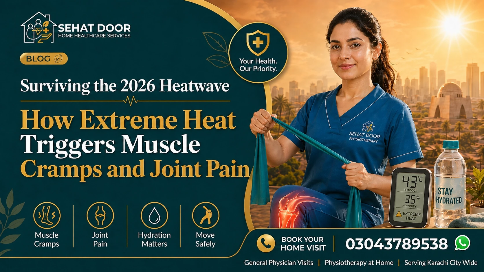 How Extreme Heat Triggers Muscle Cramps and Joint Pain