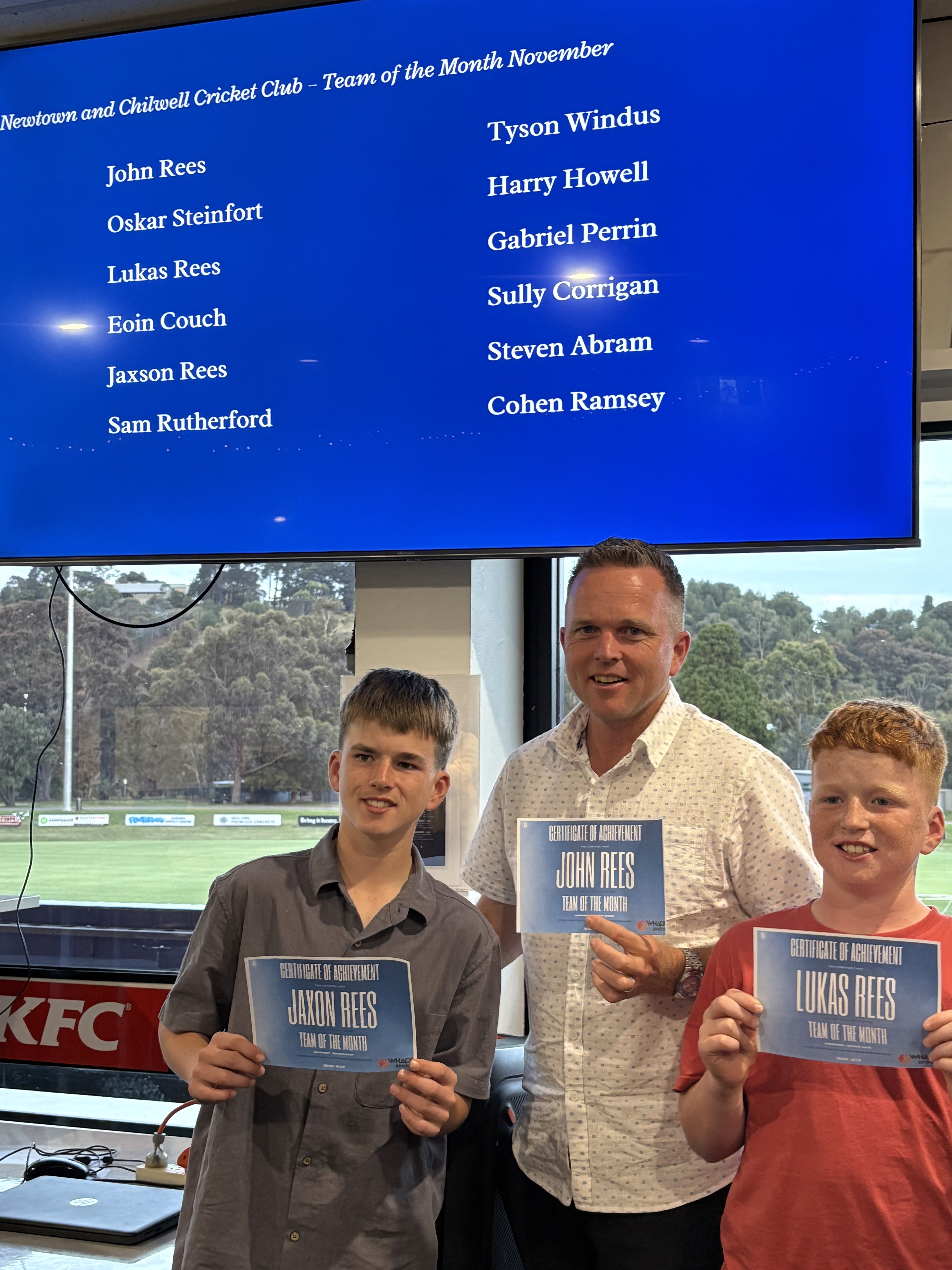 Team of the month - November photo