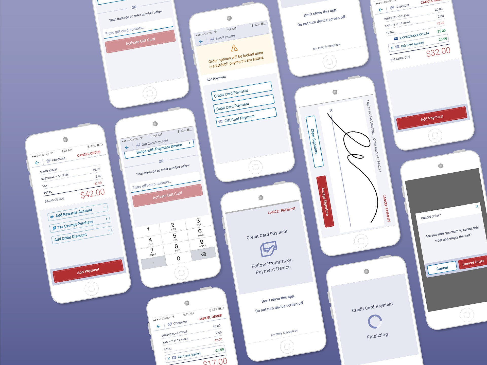 Product interface design 12